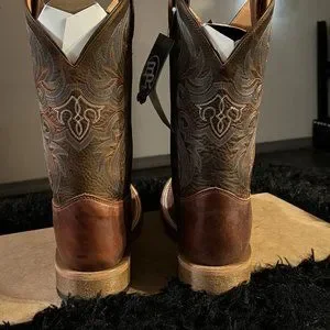Justin Boot Mens Leather Lahoma Chocolate Brown size 11.5 D NEW w/ Tags in box Justin Men main image 4